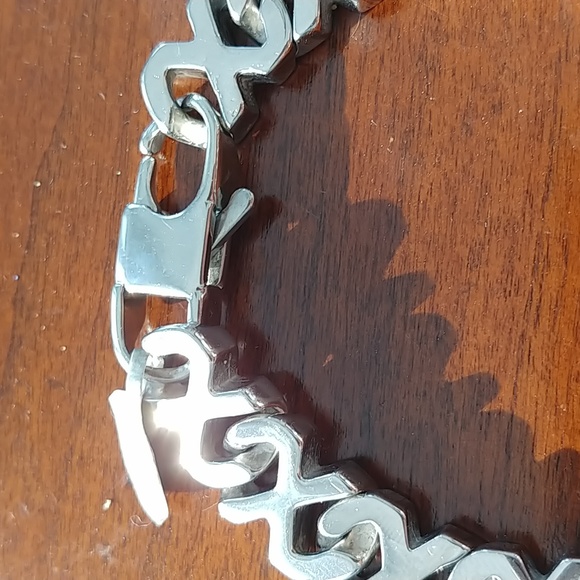 Stainless steel bracelet X link NEW - Picture 3 of 6